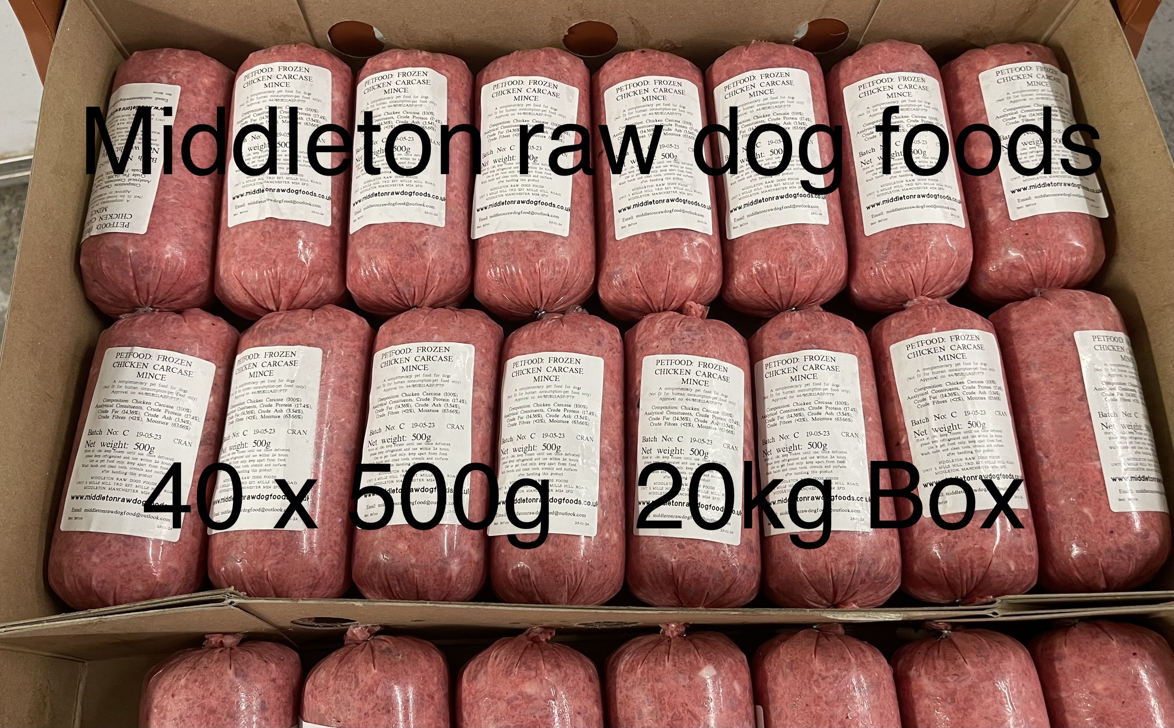 dog-food-frozen-chicken-mince-40x-500g-chubs-middleton-raw-dog-foods